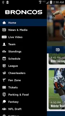 Broncos android App screenshot 3